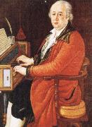 johan, court composer in st petersburg and vienna playing the clavichord
